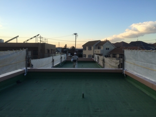 屋上スタンション工事