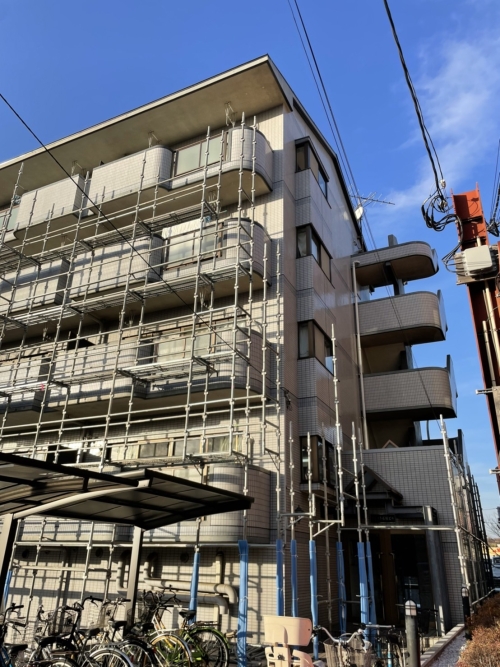 クレスト石原ビル大規模修繕工事（施工中）