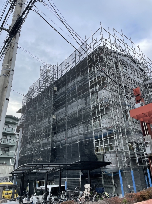 クレスト石原ビル大規模修繕工事（施工中）