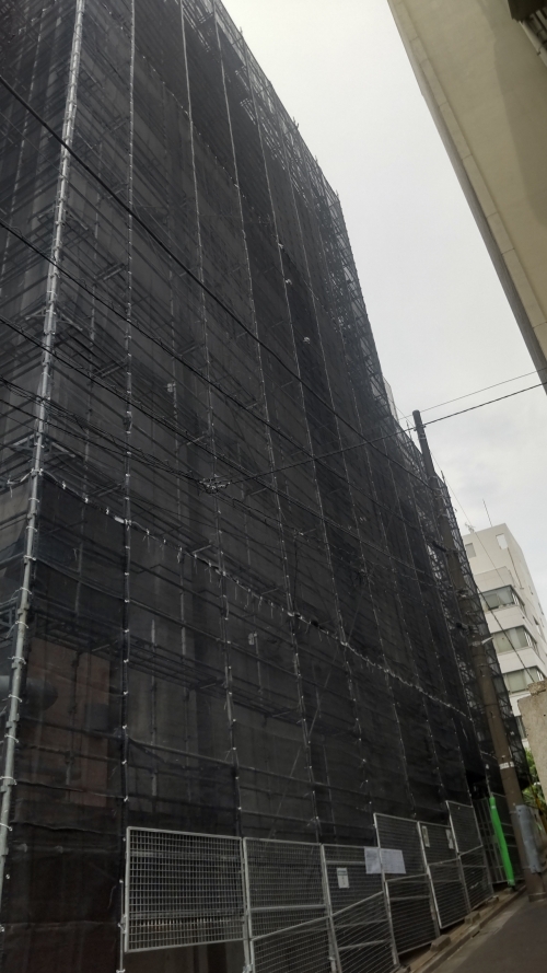 外苑西通りビル外壁改修工事