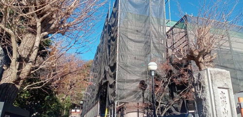 遍照寺 涅槃堂　外壁及び防水改修工事