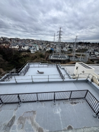 ベルヴィル杉田Ⅲ 屋上他防水工事(スタンション足場)