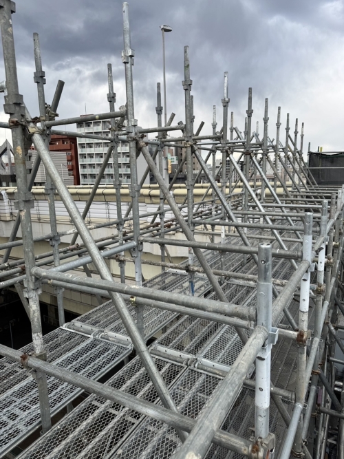 ヤマカミセンタービル外壁改修工事